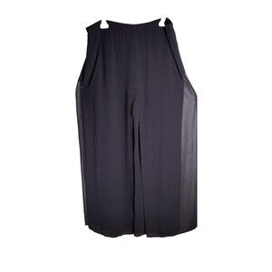 Vintage Ronnie Nicole Large Y2K Chiffon Flowy Wide Leg Palazzo Pant Carwash Hem